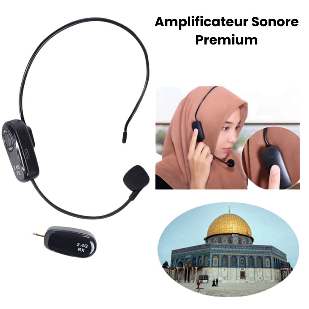 Amplificateur Sonore Premium pour Mosquée, Conférences, Classes d'école et Cérémonies