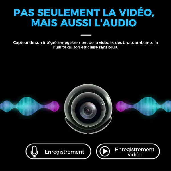 Mini Caméra espion WiFi discrète HD 1080P haute définition