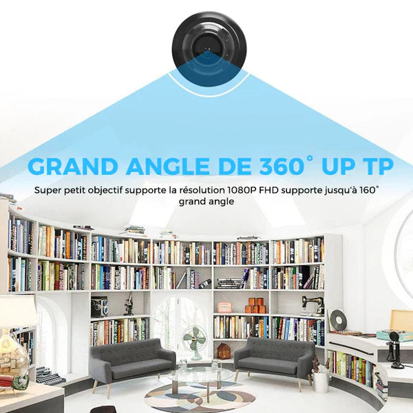 Mini Caméra espion WiFi discrète HD 1080P haute définition