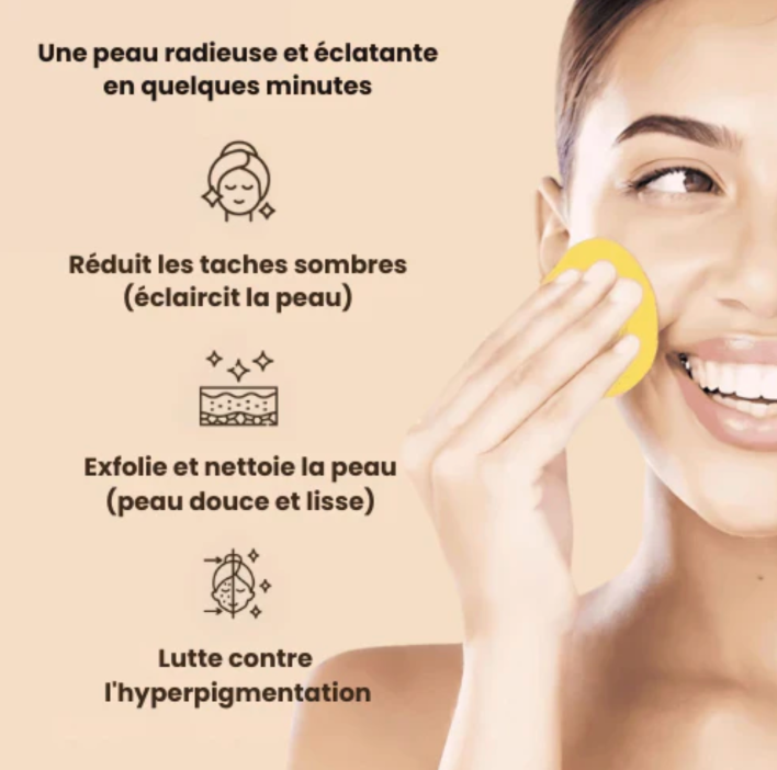 MOIKA™ ORIGINAL – Cotons au Curcuma & Acide Kojique (50 Cotons)