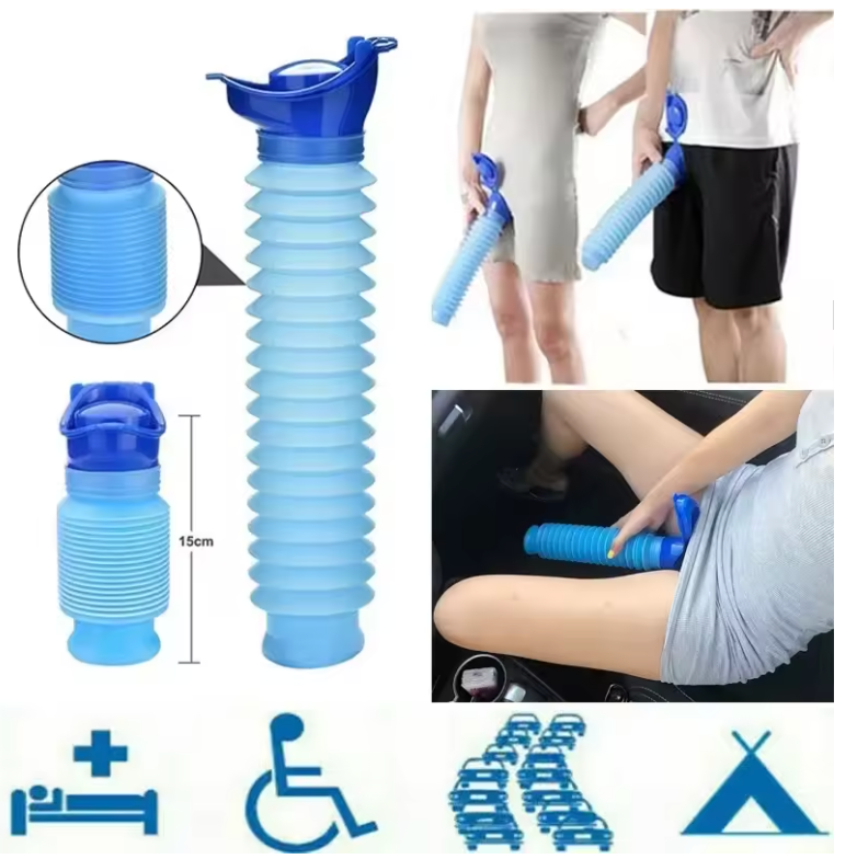 🚻 Urinoir Portable Pliable & Réutilisable – Confort et Hygiène pour Hommes & Femmes