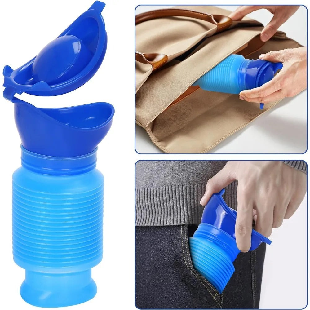 🚻 Urinoir Portable Pliable & Réutilisable – Confort et Hygiène pour Hommes & Femmes