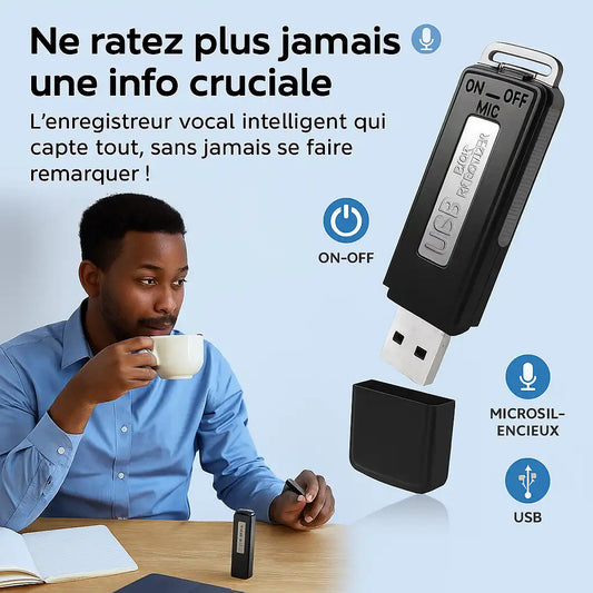 Clé USB enregistreur vocal