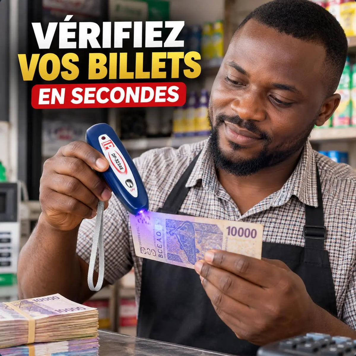 Mini détecteur de faux billets