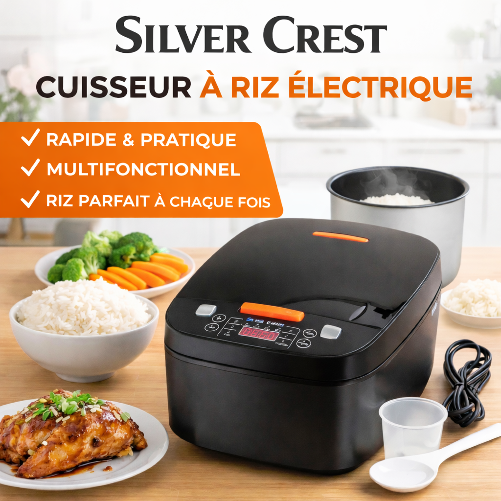 Cuiseur à Riz Intelligent – Cuisson Parfaite, Zéro Stress
