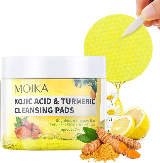 MOIKA™ ORIGINAL – Cotons au Curcuma & Acide Kojique (50 Cotons)