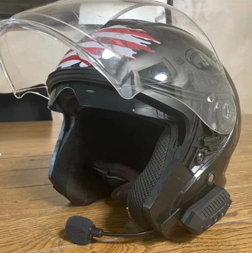 Casque Bluetooth Pour Moto Avec Microphone
