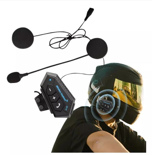 Casque Bluetooth Pour Moto Avec Microphone