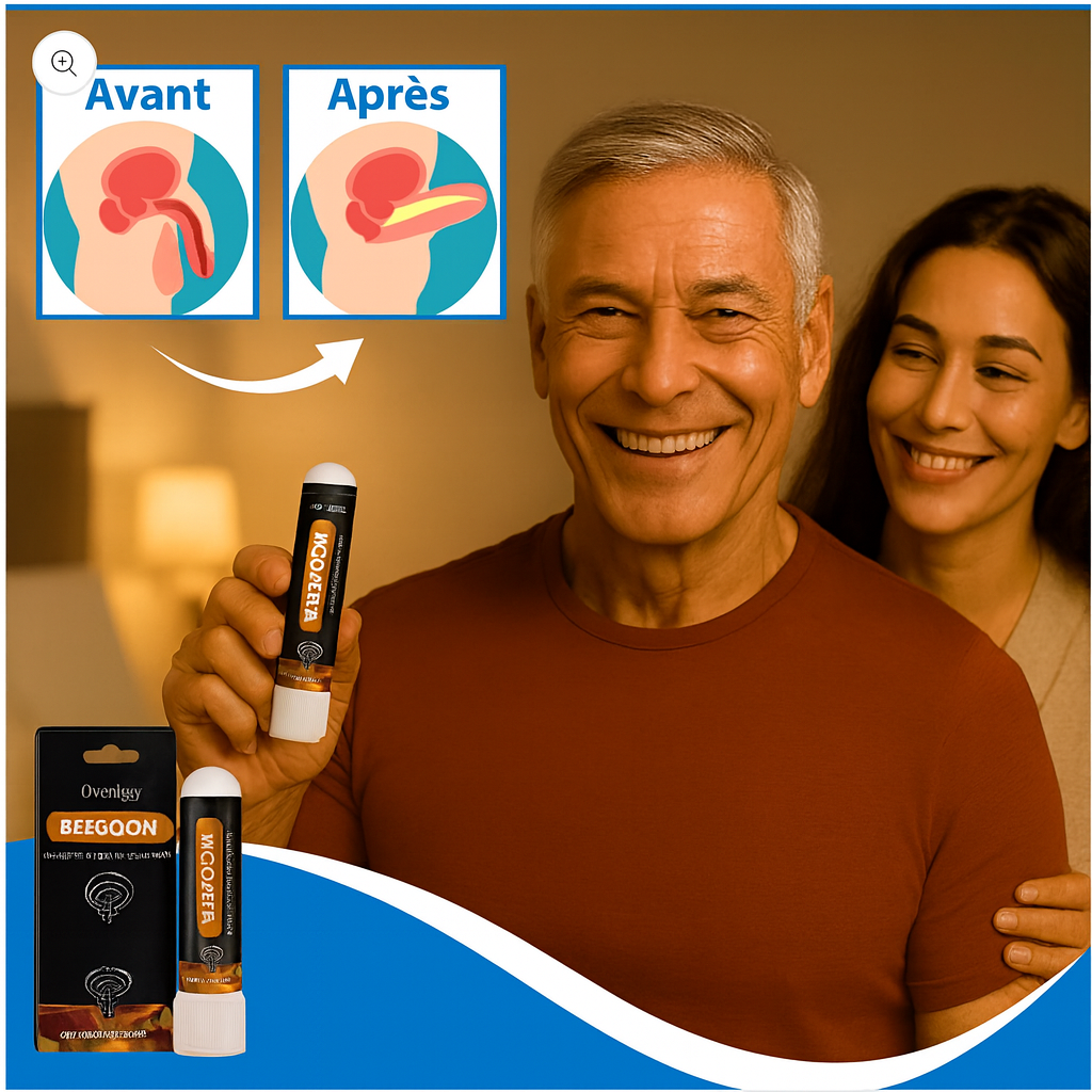 ProstaForce™ Bee Inhaler au vénin d'abeille – Agit en quelques minutes, soulage durablement !