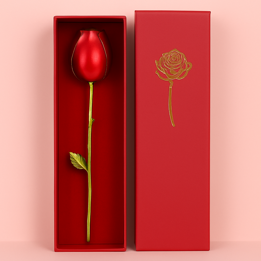 🌹 L’Écrin d’Amour Éternel – Rose Éternelle & Bijoux
