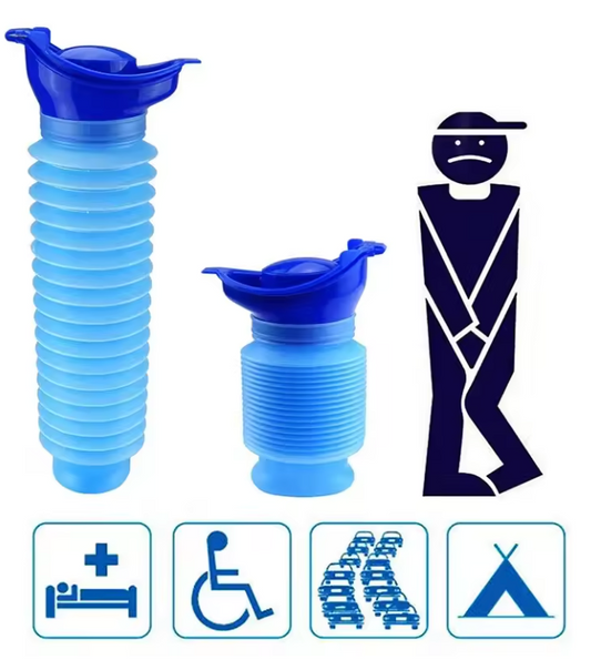 🚻 Urinoir Portable Pliable & Réutilisable – Confort et Hygiène pour Hommes & Femmes