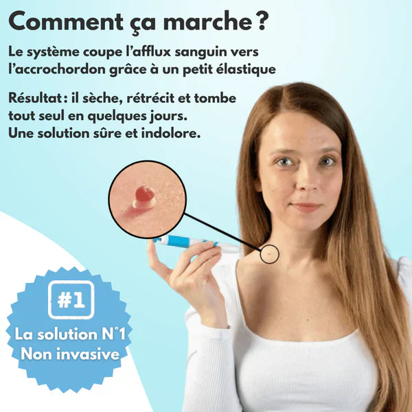 Kit DermaSkin Pro™ – Adieu Les Acrochordons, Résultat Immédiat BF