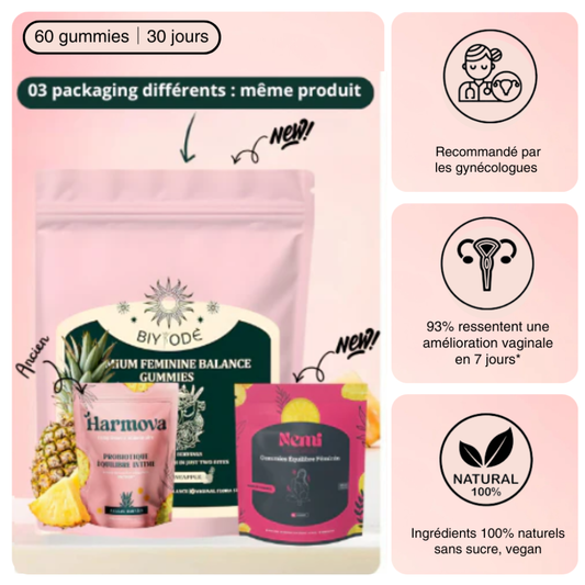 Gummies Intiméa™ – Retrouvez Confort & Fraîcheur intime (satisfait ou remboursé) !